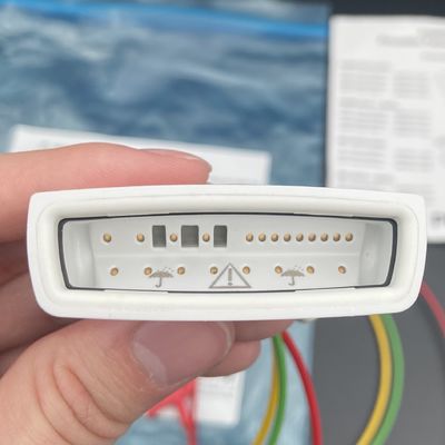 Ba hướng dẫn Clamp tiêu chuẩn châu Âu với kết nối oxy máu ECG 3 dẫn Grabber REF:989803171911