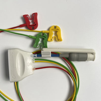 Ba hướng dẫn Clamp tiêu chuẩn châu Âu với kết nối oxy máu ECG 3 dẫn Grabber REF:989803171911