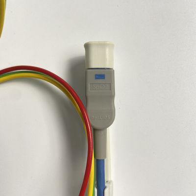 Ba hướng dẫn Clamp tiêu chuẩn châu Âu với kết nối oxy máu ECG 3 dẫn Grabber REF:989803171911