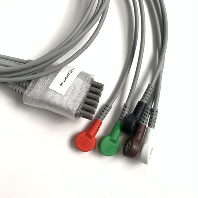 IT20 ECG Telemetry Lead EDAN 5-Lead Snap AHA REF tái sử dụng: EL05DASY1