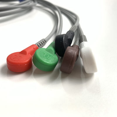 IT20 ECG Telemetry Lead EDAN 5-Lead Snap AHA REF tái sử dụng: EL05DASY1