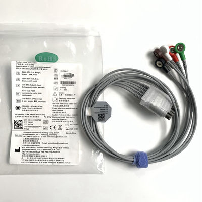 IT20 ECG Telemetry Lead EDAN 5-Lead Snap AHA REF tái sử dụng: EL05DASY1