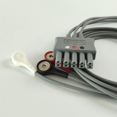 Philip Grey Original 3-Lead Button Branch 1M US Standard RA Màu trắng, LL Đỏ, LA Đen Trung khớp hai hàng 989803160671