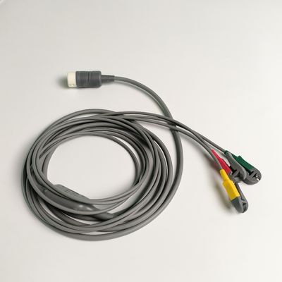 PHILIP Original Efficia kết hợp cáp/3-Leadset Grabber IEC. Máy kết thúc vòng 12-pin,REF: 989803160741