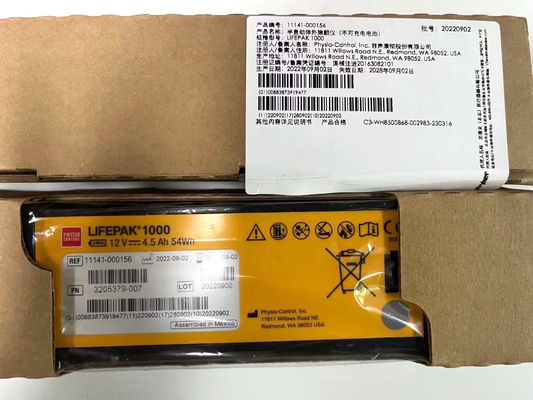 REF:1141-000156 Pin thiết bị y tế Medtronic LIFEPAK 1000 pin chống rung 12V 4.5Ah 54Wh