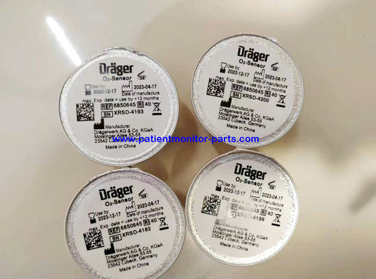 Dòng pin oxy nhập khẩu gốc Drager, cảm biến O2 Paramagnetic cổ điển cho Evit 4, số đơn đặt hàng: 6850645