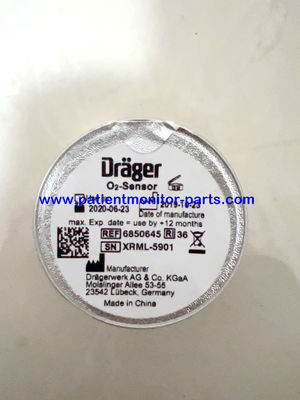 Dòng pin oxy nhập khẩu gốc Drager, cảm biến O2 Paramagnetic cổ điển cho Evit 4, số đơn đặt hàng: 6850645