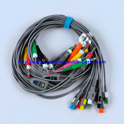 EDAN ECG CABLE 18-Lead 4MM chuối IEC tái sử dụng REF EL16DIB181 IPN 01.57.471394
