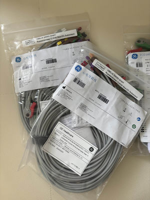 GE 2104749-001 -Conjunto 10 Sợi dẫn ECG và cáp thân,AHA