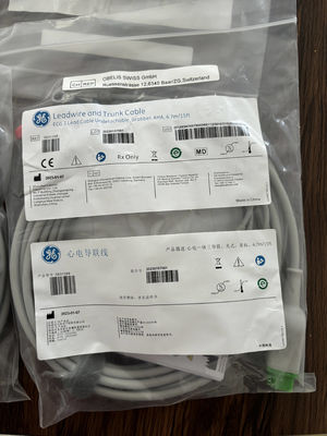 Dây dẫn và cáp chính GE REF: 5831398 Cáp ECG 3 dây không thể tháo rời kẹp AHA 4,7M 15FT