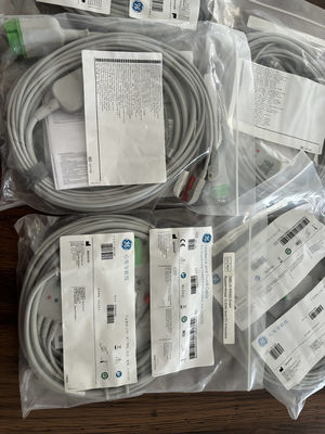 Dây dẫn và cáp chính GE REF: 5831398 Cáp ECG 3 dây không thể tháo rời kẹp AHA 4,7M 15FT