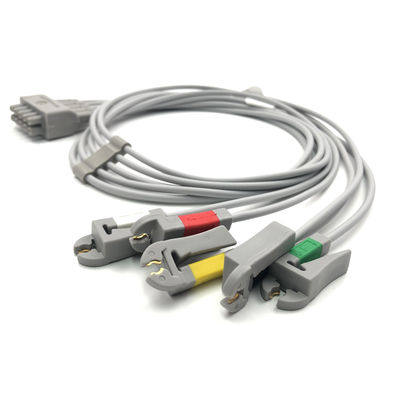 GE Ref:412681-003 Multi-Link ECG Leadwire Group Set,5 -Lead,Grabber,IEC 74 CM / 29 IN