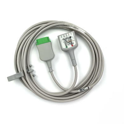 GE Ref:2017003-001 Cáp chăm sóc EKG đa liên kết,3/5 -Bầu,AHA 3.6M / 12FT