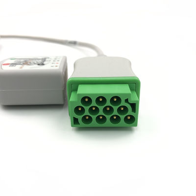 GE Ref:2017003-001 Cáp chăm sóc EKG đa liên kết,3/5 -Bầu,AHA 3.6M / 12FT