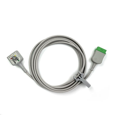 GE Ref:2106305-003 ECG Trunk Cable 3/5 dẫn IEC,3.6m/12ft