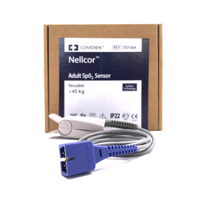 NELLOR REF DS100A Cảm biến SpO2 người lớn có thể sử dụng nhiều lần trên 40kg Công nghệ OxiMax