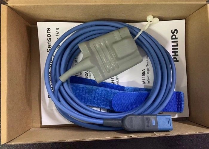 PHILIP M1191BL Adult Spo2 Sensor Sử dụng nhiều lần 3m D Head 8 Pins Ref 989803144381