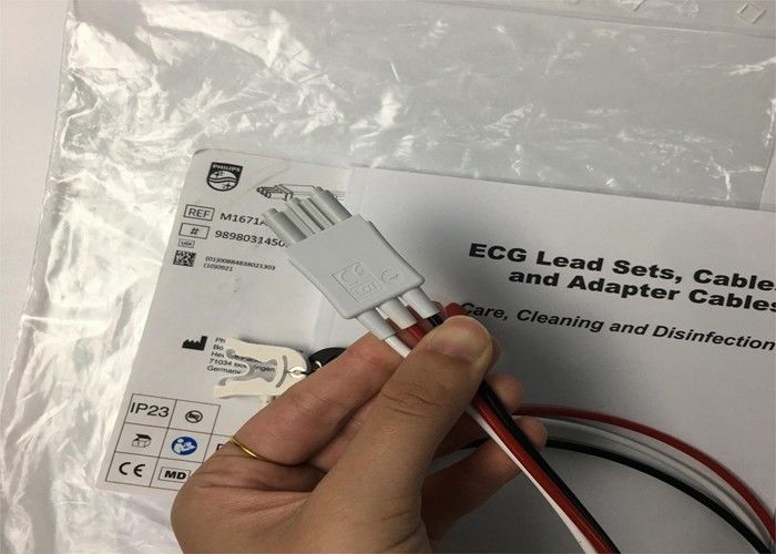 AMMI ICU ECG Set dẫn dây cáp M1671A TPU vật liệu cho giám sát ECG