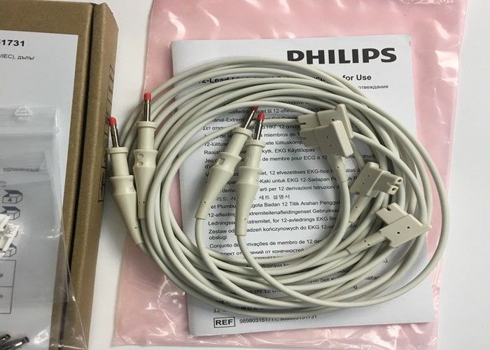 PHLIP ECG phụ tùng thay thế, AMMI IEC 12 dẫn ECG chân tay dẫn 1.4M 989803151731