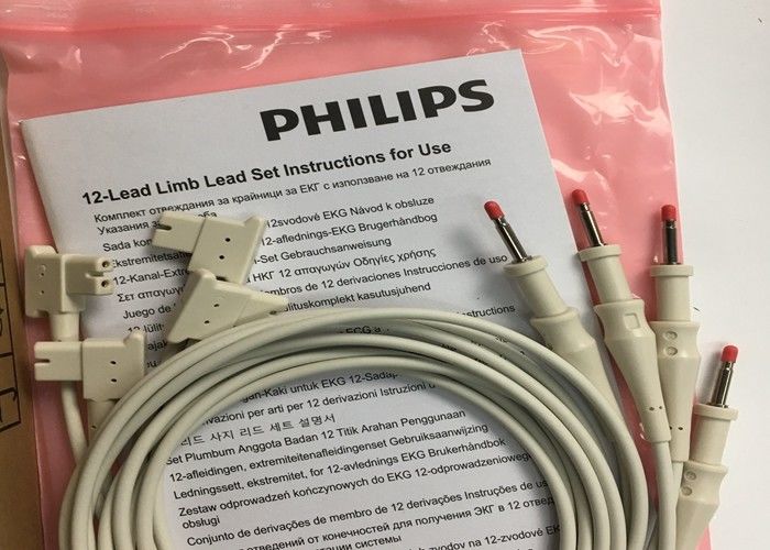 1M 12 dẫn ECG tay tay dẫn 989803151711 cho PHLIP TC30 TC50 TC70 Bệnh nhân theo dõi