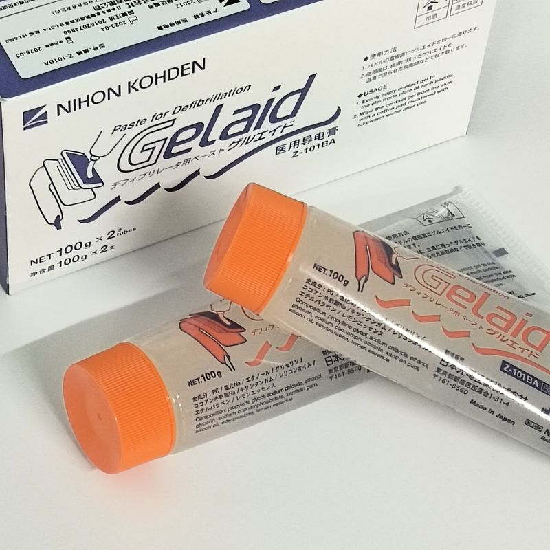 Nihon Kohden Nhật Bản Photoelectric Defibrillator Chất dán dẫn y tế 100G Hai hộp Z-101