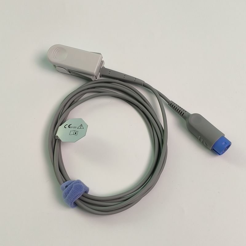 Bảy kim tích hợp ngón tay clip máu Oxy Probe máu Oxy Sensor người lớn 2.5M tái sử dụng REF SH1