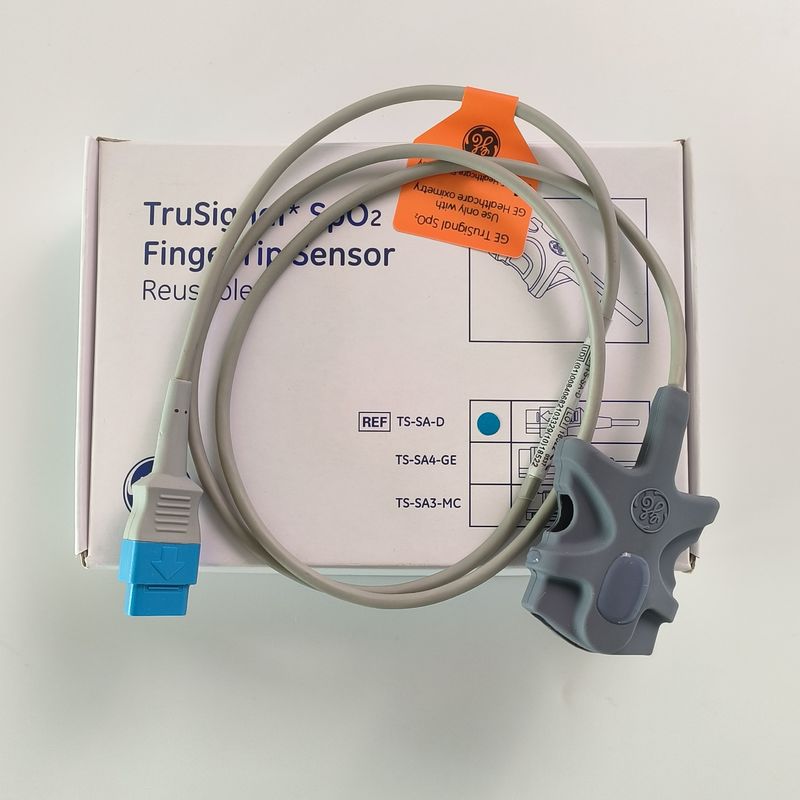 GE Original Datex-Ohmeda TruSignal SpO2 FingerTip Sensor REF tái sử dụng: TS-SA-D