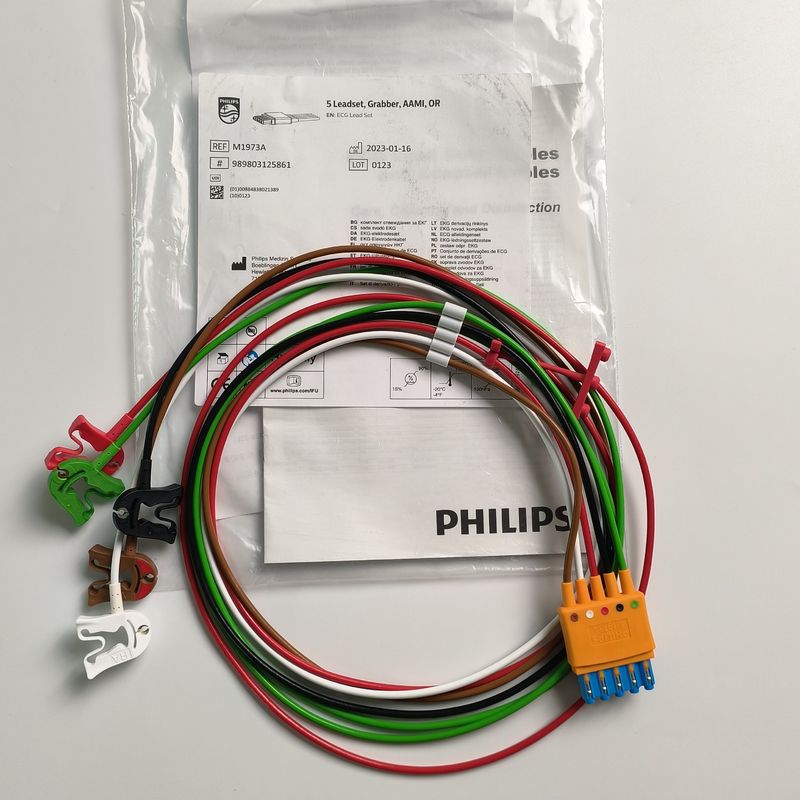 PHILIP Original CBL 5 Leadset, Grabber, AAMI, OR. REF M1973A hoặc 989803125861