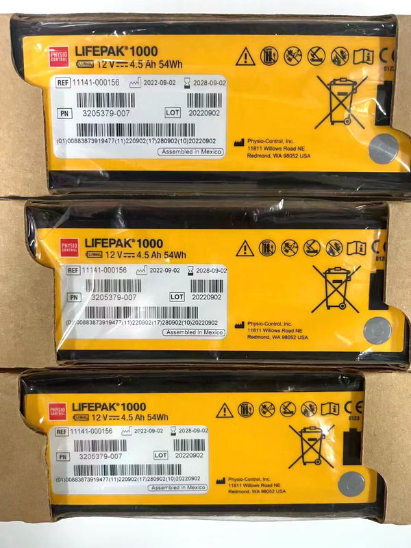 REF:1141-000156 Pin thiết bị y tế Medtronic LIFEPAK 1000 pin chống rung 12V 4.5Ah 54Wh