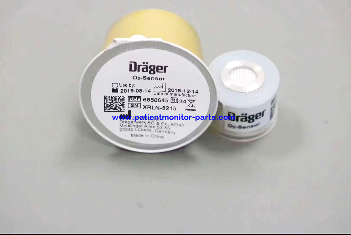 Dòng pin oxy nhập khẩu gốc Drager, cảm biến O2 Paramagnetic cổ điển cho Evit 4, số đơn đặt hàng: 6850645