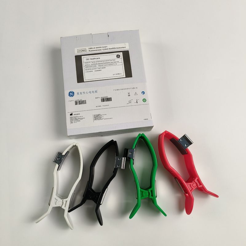 2104784-001-Điện cực tái sử dụng kẹp giá trị AHA, Điện cực ECG lặp lại, Điện cực kẹp tiết kiệm tiêu chuẩn Mỹ 4